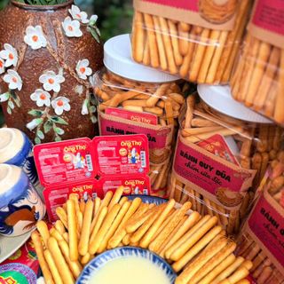 🍼BÁNH QUY ĐŨA CHẤM SỮA 500G – GIÒN THƠM, BÉO NGỌT CỰC CUỐN