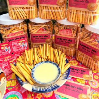 🍼BÁNH QUY ĐŨA CHẤM SỮA 500G – GIÒN THƠM, BÉO NGỌT CỰC CUỐN