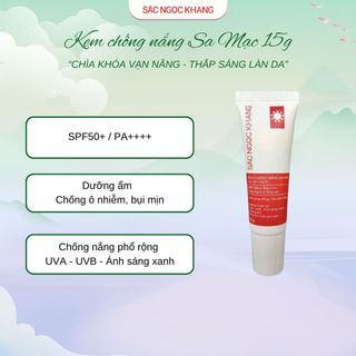 Kem Chống Nắng Sa Mạc Sắc Ngọc Khang [Tuýp 15g]