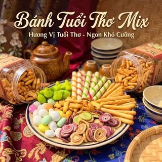 BÁNH MIX TUỔI THƠ – GIÒN THƠM, NGON VUI, ĂN LÀ NHỚ
