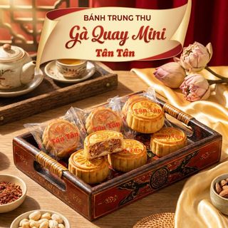 🥮 BÁNH TRUNG THU MINI GÀ QUAY 500G – VỎ MỀM, NHÂN ĐẦY, CỰC CUỐN