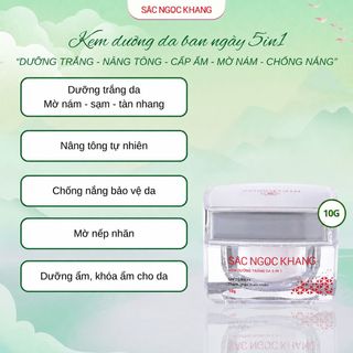 Kem Dưỡng Trắng Da Ban Ngày 5 in 1 [Hũ 10g]