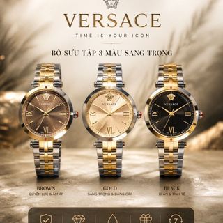 ĐỒNG HỒ NỮ CAO CẤP VERXACE REVIVE MIRRO DÂY THÉP MẶT TRÒN