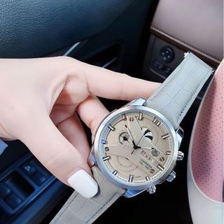 SĂN SALE MÙA HÈ ĐỒNG HỒ NAM TRUNG CẤP TAD HEUER DÂY DA CHONOGRAP
