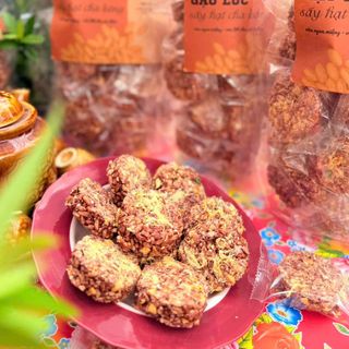 🍘 CỐM GẠO LỨC CHÀ BÔNG 500G – GIÒN TAN, ĐẬM VỊ CỰC CUỐN