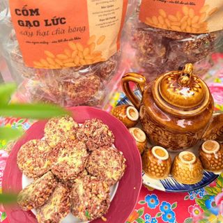 🍘 CỐM GẠO LỨC CHÀ BÔNG 500G – GIÒN TAN, ĐẬM VỊ CỰC CUỐN