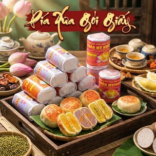 🌸 PÍA XƯA GÓI GIẤY 350G – NGỌT VỪA, BÉO THƠM, HƯƠNG VỊ TUỔI THƠ