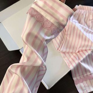 Đồ ngủ Pijama sọc hồng