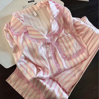 Đồ ngủ Pijama sọc hồng