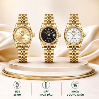 SĂN SALE ĐỒNG HỒ NỮ THỜI TRANG SIZE MINI DÂY ĐÚC