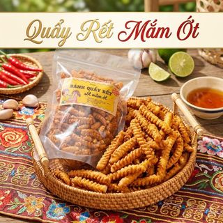 QUẨY RẾT MẮM ỚT 500G – GIÒN SẬP SỰA, CAY MẶN CỰC CUỐN