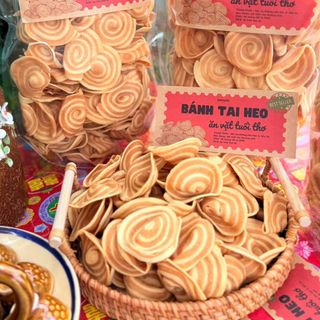 🐷 BÁNH TAI HEO GIÒN RỤM 500G – ĂN LÀ GHIỀN NGAY