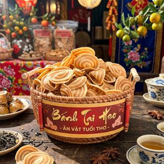 🐷 BÁNH TAI HEO GIÒN RỤM 500G – ĂN LÀ GHIỀN NGAY
