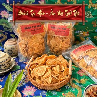 🐷 BÁNH TAI HEO GIÒN RỤM 500G – ĂN LÀ GHIỀN NGAY