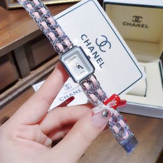 ĐỒNG HỒ NỮ CAO CẤP CHANEU BOY PREMIERE CHAIN LẮC XÍCH MẶT CN