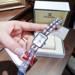ĐỒNG HỒ NỮ CAO CẤP CHANEU BOY PREMIERE CHAIN LẮC XÍCH MẶT CN