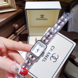 ĐỒNG HỒ NỮ CAO CẤP CHANEU BOY PREMIERE CHAIN LẮC XÍCH MẶT CN