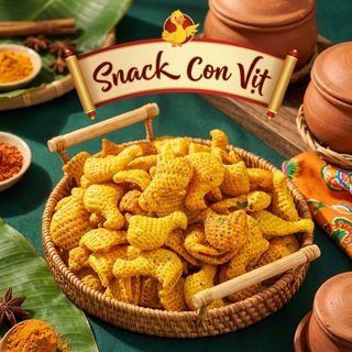 🦆 SNACK CON VỊT 500G – GIÒN RỤM, THƠM NGON