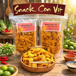 🦆 SNACK CON VỊT 500G – GIÒN RỤM, THƠM NGON