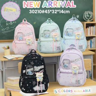 🎒 BALÔ THỜI TRANG NEW ARRIVAL A30210 – KÈM MÓC GẤU SIÊU XINH