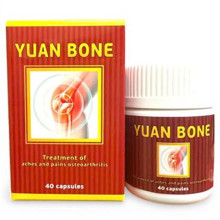 Viên uống Yuan Bone hỗ trợ đau nhức xương khớp, tê bì chân tay, thiếu chất nhầy khớp gối, khô khớp, thoát vị đĩa đệm xuất xứ Malaysia - Mã số 1361