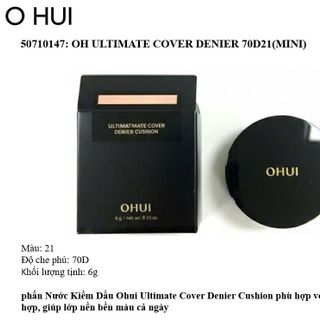 Phấn nước Ohui Ultimate Cover Denier Cushion mini 6g