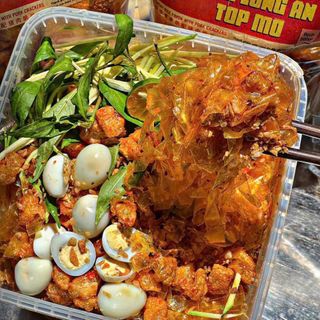 Bánh Tráng Sate Long An Tóp Mỡ Cực Cuốn Full Topping 500g