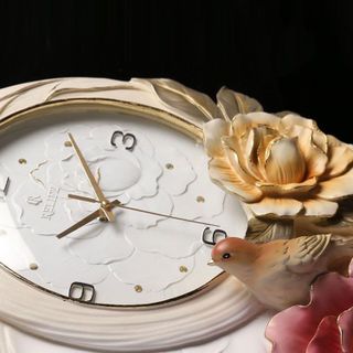 ĐỒNG HỒ TREO TƯỜNG MÁY SEIKO CAO CẤP ĐIÊU KHẮC NGHỆ THUẬT ĐÔI CHIM