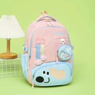 🎒 BALO A65405 – Cún Lucky Siêu Đáng Yêu, Hot Trend Kèm Ví Tròn Cực Xinh