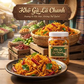 Khô Gà Lá Chanh Thơm Cay, Cực Cuốn Vị Giác 500g