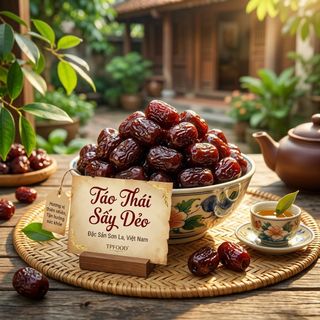 Táo Thái Sấy Dẻo Ngọt Thanh Tự Nhiên, Nhâm Nhi Cực Cuốn 500g