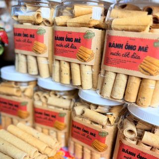 Bánh Ống Mè Nước Cốt Dừa Giòn Tan, Béo Thơm Khó Cưỡng 450g