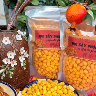 Nui Sấy Phô Mai Giòn Tan Béo Mặn, Cực Cuốn Khó Cưỡng 500g