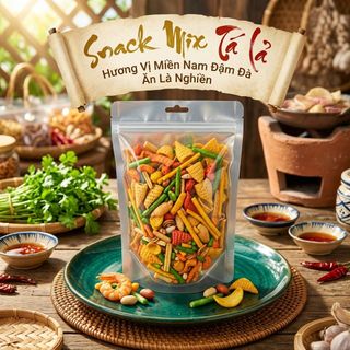 Snack Mix Tá Lả Đa Vị Giòn Rụm, Đổi Vị Liên Tục Cực Vui Miệng 500g