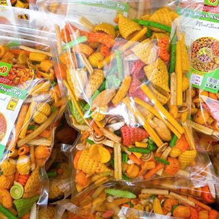 Snack Mix Tá Lả Đa Vị Giòn Rụm, Đổi Vị Liên Tục Cực Vui Miệng 500g