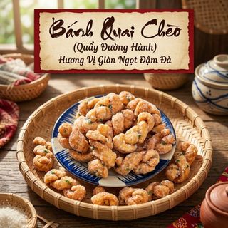 BÁNH QUAI CHÈO, BÁNH QUẨY XOẮN CỦA TUỔI THƠ 500G - WINNIE HOUSE