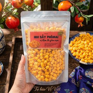 Nui Sấy Phô Mai Giòn Tan Béo Mặn, Cực Cuốn Khó Cưỡng 500g