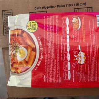 Tokpokki chả cá 340g - Thùng 30 gói
