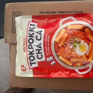 Tokpokki chả cá 340g - Thùng 30 gói
