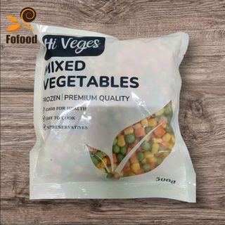 Rau củ hỗn hợp đông lạnh Hi Veges 1kg - Thùng 10kg