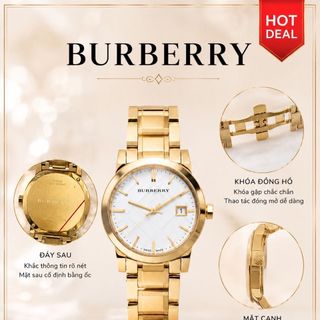 SĂN SALE MÁY THUỴ ĐỒNG HỒ NAM NỮ LẺ SIZE CAO CẤP BUBBERI MẶT SAPHIRE DÂY THÉP