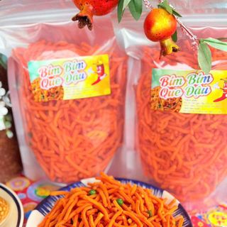 Bim Bim Que Đậu Giòn Tan, Ăn Vặt Cực Cuốn 500g