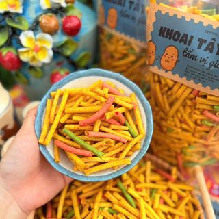 Snack Khoai Tây Ống Giòn Rụm 500G, Ăn Vặt Siêu Đã