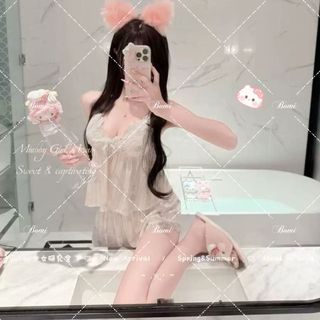 Đồ ngủ lụa ren hoa