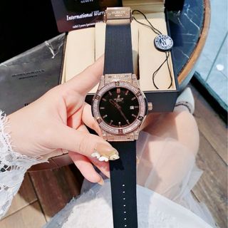 SĂN SALE MÙA HÈ ĐỒNG HỒ NAM CAO CẤP HUPOT VIỀN ĐÁ MÁY PIN