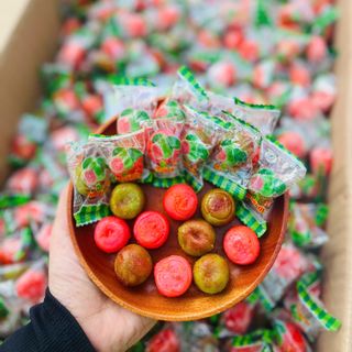🍬 KẸO ỔI MUỐI ỚT – CHUA NGỌT CAY NHẸ, ĂN LÀ MÊ 500g🍬