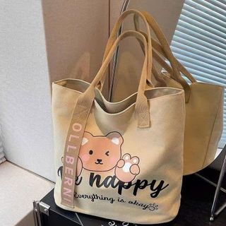 🐻 TÚI TOTE GẤU HAPPY – NHỎ GỌN DỄ THƯƠNG, MANG ĐI ĐÂU CŨNG XINH
