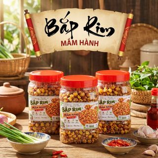 🌽 BẮP RIM MẮM HÀNH – GIÒN RỤM ĐẬM ĐÀ, ĂN LÀ GHIỀN 500g