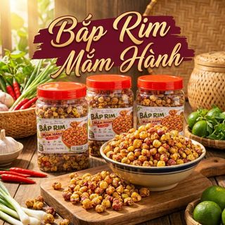 🌽 BẮP RIM MẮM HÀNH – GIÒN RỤM ĐẬM ĐÀ, ĂN LÀ GHIỀN 500g
