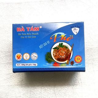 Bột Thơm Bột Gia vị Nấu Phở Bà Tám ( Ông Tám Chà ) gói 10g hộp 50 gói